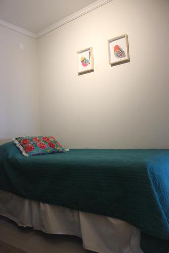 Cama o camas de una habitación en Departamento Jardín del Mar