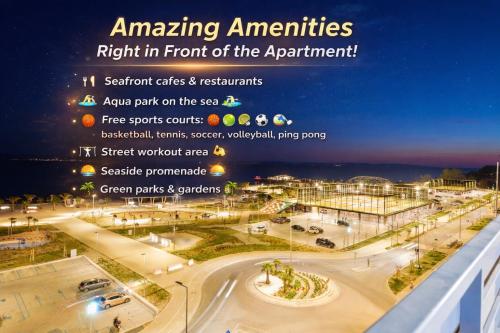 VELEBIS SUPERIOR APARTMENT - luxurious one-room apartment with jacuzzi - prestigious location by the sea in the new city center of Žnjan - panoramic view of the sea and islands - free garage parking