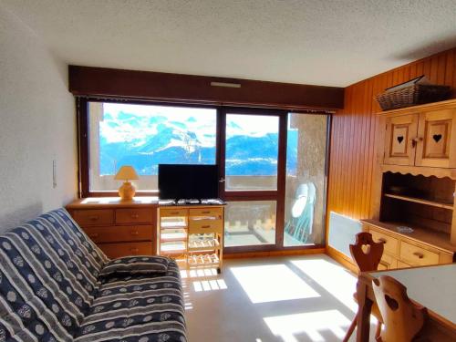Studio cabine 4 pers à 250m des pistes - Vue Meije - FR-1-297-261