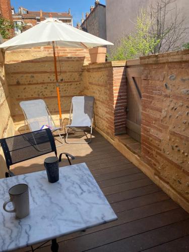 Le Home du Tigre, une adresse de charme avec terrasse et jardin secret, au cœur de Toulouse