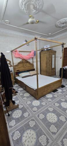 a bedroom with two bunk beds in a room at Shanti villa in Kadipur