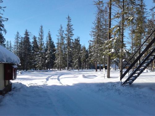 Camping Pod Krokwią durante l'inverno