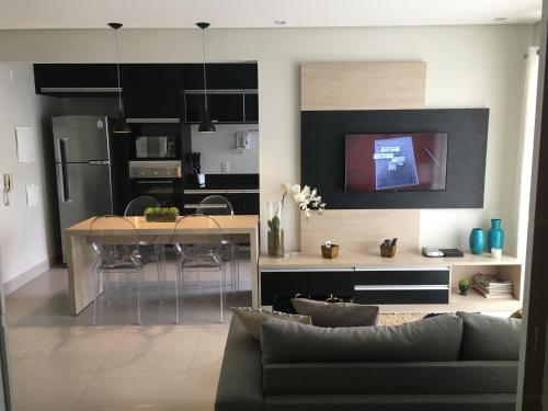 Dapur atau dapur kecil di Ap Menara - Perto do Hospital Albert Einstein e Estádio Morumbi