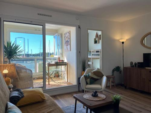 Studio Douceur du Cap Vue port Marinas, parking