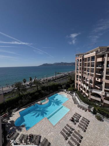 Studio with sea view and terrace - 4 people - pool