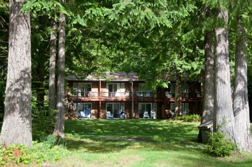Zahrada ubytování Lake Crescent Lodge