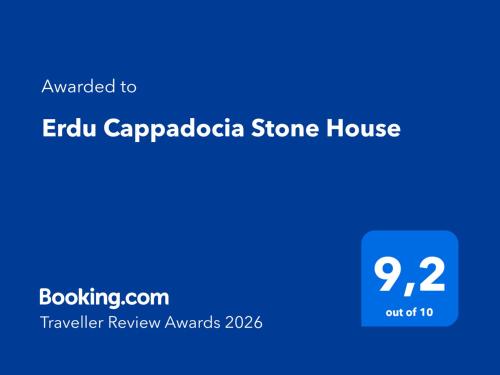 a screenshot of a phone with the text emailed to echo appaloosa stone house at Erdu Cappadocia Stone House in Avanos
