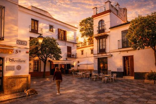 Rooms Cruz Roja Centro Sevilla Habitaciones con llave para 1 o 2 personas Terraza y Solarium Parejas Tele Trabajo