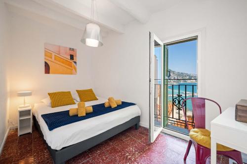 Villa Capodanna, au coeur de la vieille ville, maison de village avec magnifique vue sur la mer