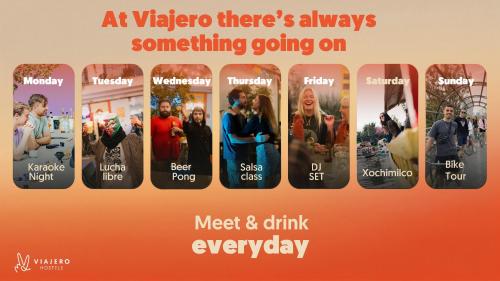 an image of a display of different pictures on iphones at Viajero CDMX Centro Hostel in Mexico City