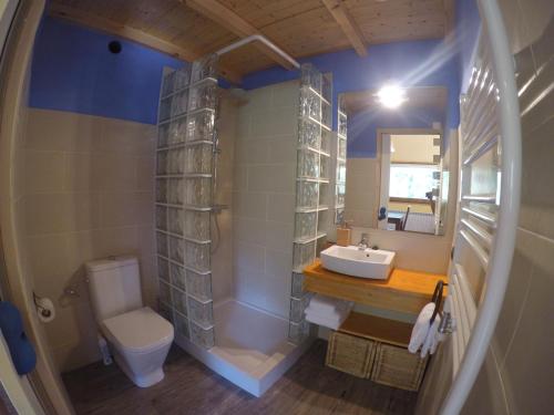 Koupelna v ubytování Els Apartaments del bosc