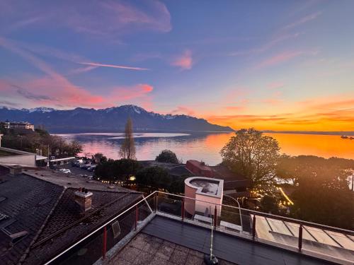 Appart premium vue sur le lac à Montreux