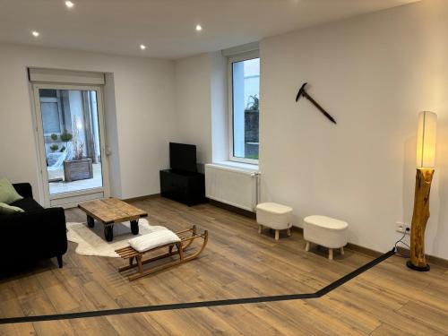 Appartement centre ville avec jardin