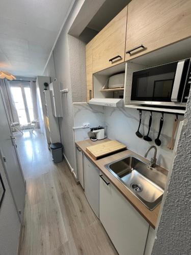 Dapur atau dapur kecil di Les Gémeaux