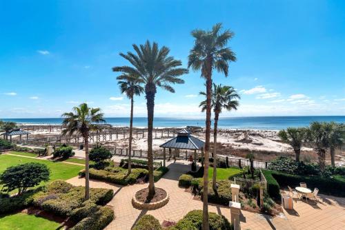 a view of the beach from the resort at Beach Club D-506 Beachfront-Tons of Amenities-3-Restaurants-Incredible Views in Gulf Shores