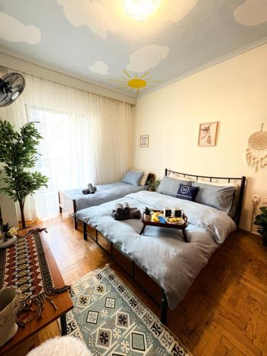 Myrsini's residents apartment with private parking