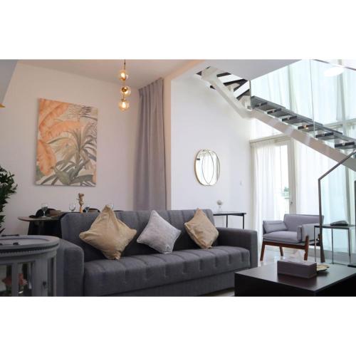 Masdar City Oasis 2BR Duplex Modern Chic Retreat