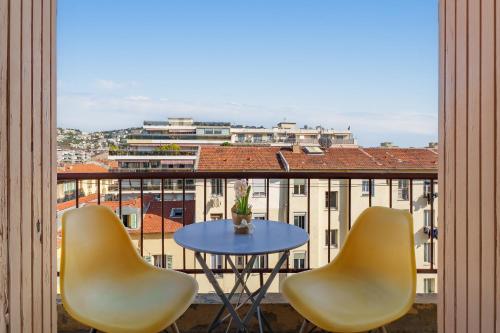 Nice Renting - RISSO - Cocoon Design Massena Paillon Balcony View & Lift