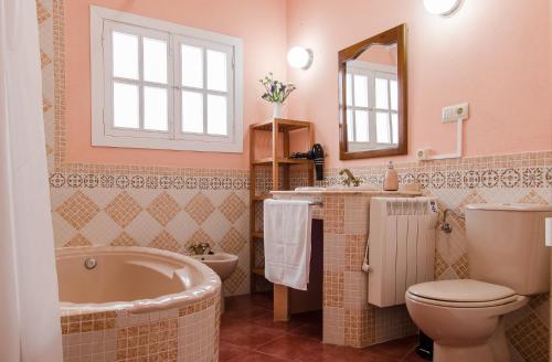 Koupelna v ubytování Casa Juramento