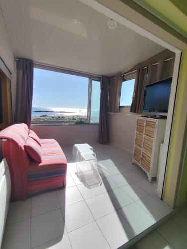 Appart en front de mer 1 chambre- parking -résidence le grand large