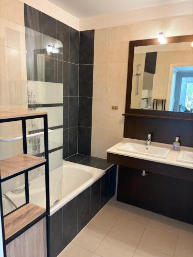 Appartement 65m2 avec Piscine et Rez de jardin 80m2