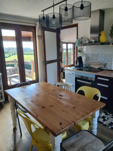 Cuina o zona de cuina de la cabane des druides