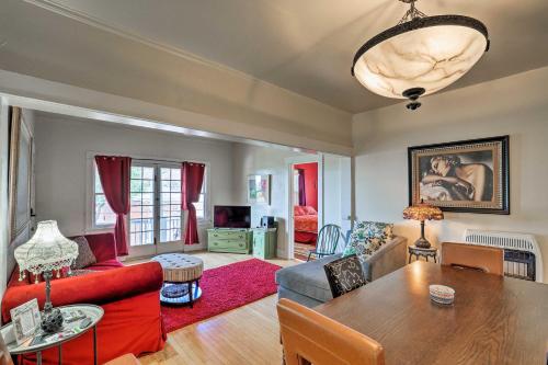a living room with a couch and a table at Walkable Group Getaway in Bisbee: 4-Unit Bundle! in Bisbee