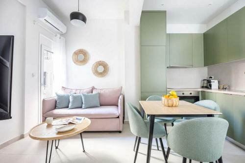 Bright & Stylish 1BR with Balcony in Koukaki