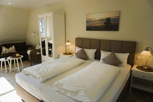 En eller flere senge i et værelse på Mansion