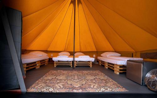 Romantic Glamping Retreat with Shaded Terrace & Sun Loungers in Faro District, Portugal