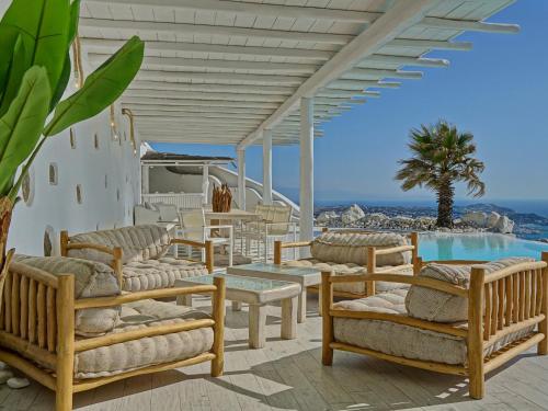 Villa Aetherion Mykonos 9 Bedrooms Infinity Pool Sea Views