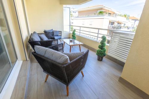 Palm Beach Cannes - Chic et moderne proche pla-T4