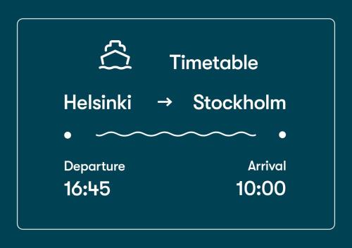 a screenshot of a cell phone with the temperature of water at Tallink Silja Line Ferry - Helsinki to Stockholm in Helsinki