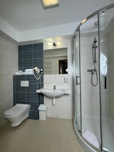 Vonios kambarys apgyvendinimo įstaigoje Hotel Silver