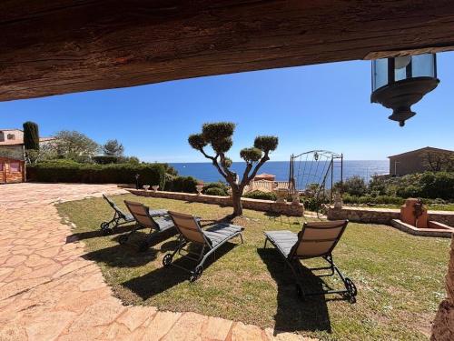 Anthéor Villa vue mer Panoramique Calme absolu
