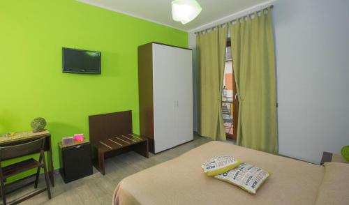 TV a/nebo společenská místnost v ubytování B&B Eco