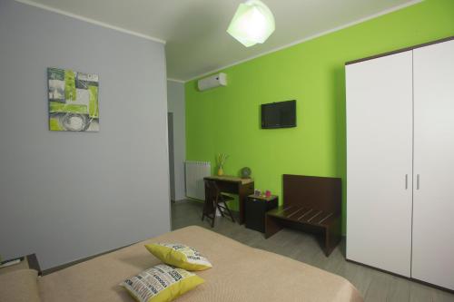 TV a/nebo společenská místnost v ubytování B&B Eco