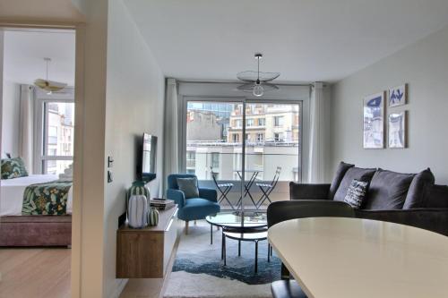 Apartment 1BD near Eiffel Tower with AC, balcony, lift