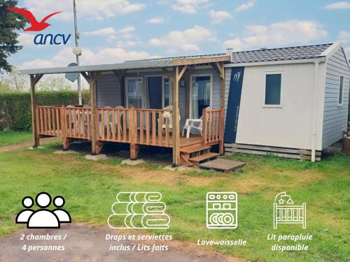 Mobilhome 4 pers - 2 ch - Centre Aquatique