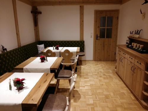 Posezení v ubytování Gästehaus Pöppl