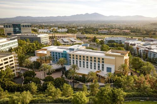 an aerial view of a city with buildings at Renaissance ClubSport Aliso Viejo Laguna Beach Hotel in Aliso Viejo