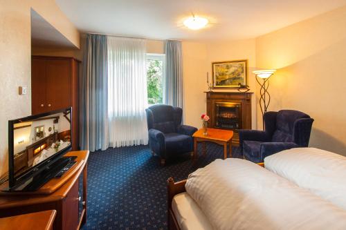 Μια τηλεόραση ή/και κέντρο ψυχαγωγίας στο Hotel Brügge