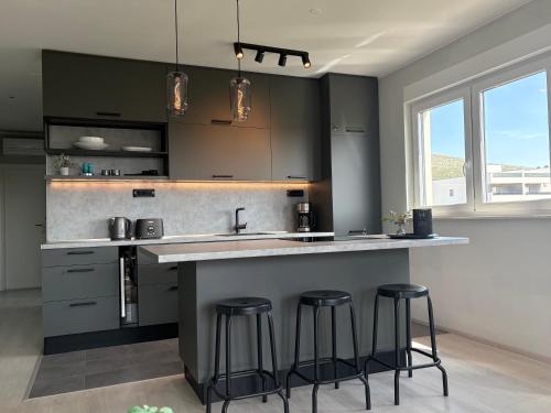 Fresh and newly built apartment with pool