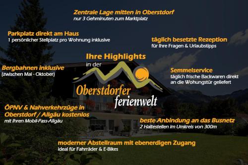 a screenshot of a flyer for a house at Oberstdorfer Ferienwelt in Oberstdorf