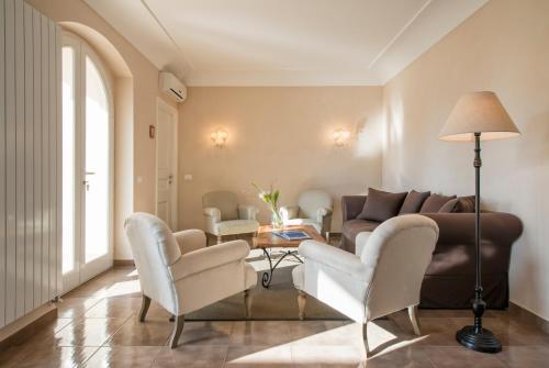 Posezení v ubytování Collina Degli Ulivi B&B