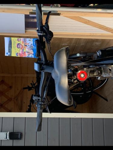 a close up of the back end of a motorcycle at Foerde-Seasons in Eckernförde