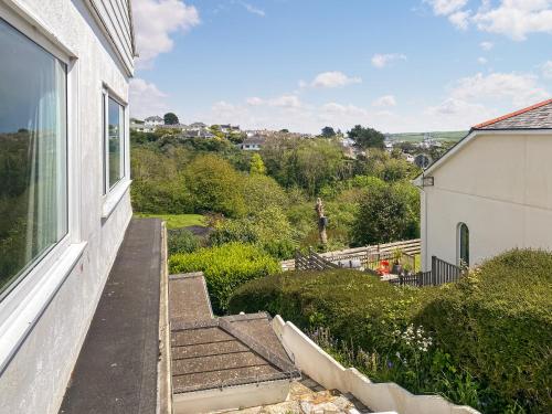 a view from the balcony of a house at The Sail Room in Saint Mawes