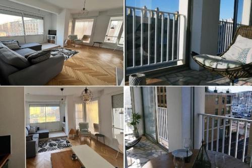 Superbe Vue sur le Vieux Port - 70 m2 - centre avec Terrasse privée option Parking