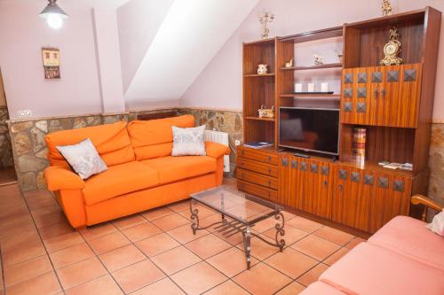Posezení v ubytování Casas Rurales La Dehesa