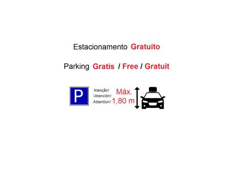 a label for a car with a parking meter at Portela - APARTAMENTO in Viana do Castelo
